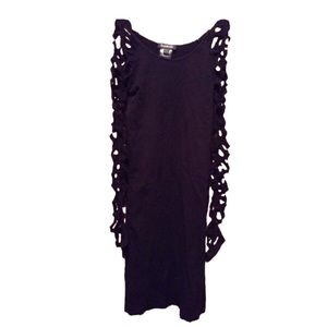 🔊SALE 🔊 Black lone sleeve netted Bebe dress